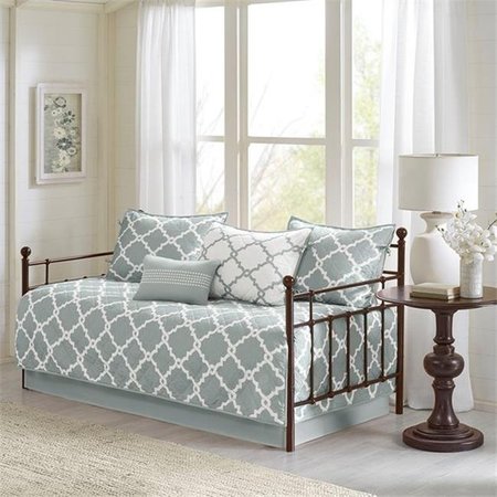 MADISON PARK Madison Park MPE13-628 Merritt 6 Piece Reversible Daybed Set - Grey; Daybed MPE13-628
